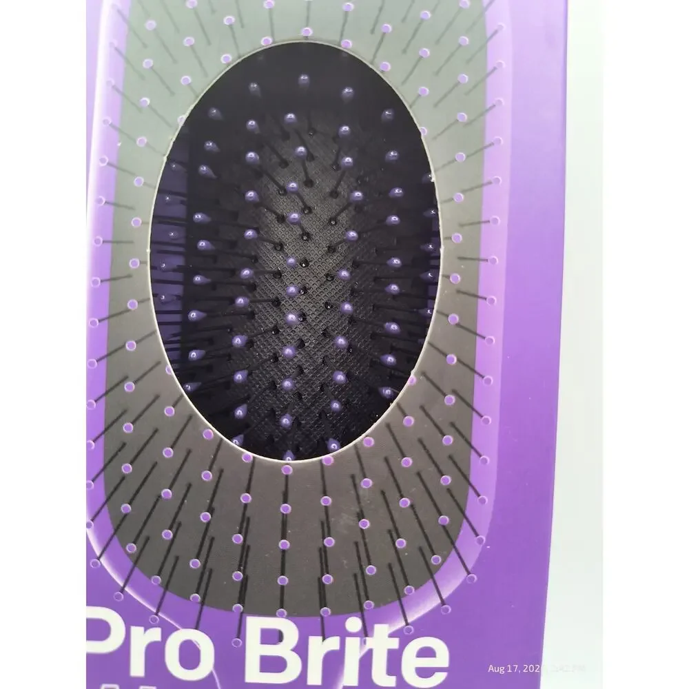 Conair The Knot Dr. Hairbrush Pro Brite Wet & Dry Detangler Hair Brush Purple